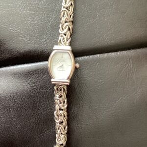 Ecclissi 32845 Byzantine style mother of pearl sterling silver watch